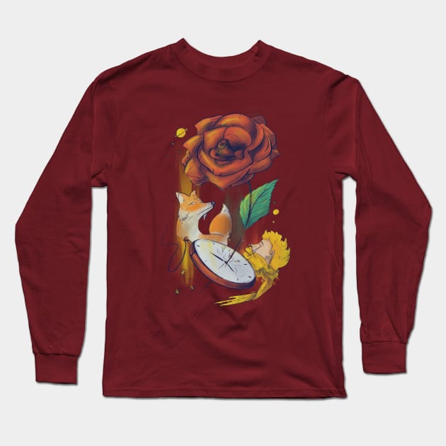 The Time You Spent on Your Rose Long Sleeve T-Shirt by Lithium